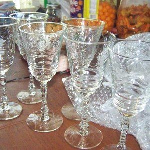 antique wine glasses